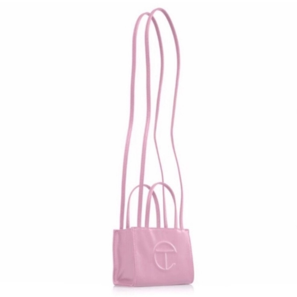 Telfar Small Shopping Bag Bubblegum pink.